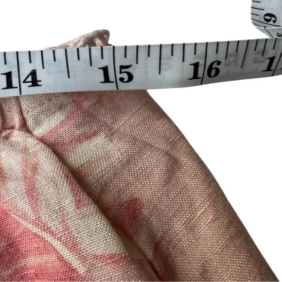 Show Me Your MuMu Pink Floral Wrap Mini Skirt Size Medium EUC - Picture 6 of 8